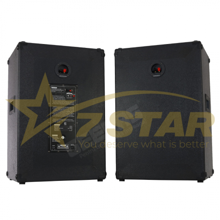 Set Boxe Active Profesionale 7S-2035 800W, 15INCH, Bluetooth, USB, RadioFM, Ecran LCD, CADOU Microfon Profesional [5]