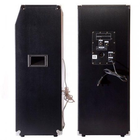 Set Boxe Audio Profesionale, Egalizator pe 7 Benzi, Sistem Karaoke, Putere 700 W, Lumini RGB, Conectivitate Bluetooth, Port USB, Slot SD Card, AUX In, FM Radio, Cadou Microfon si Telecomanda [2]