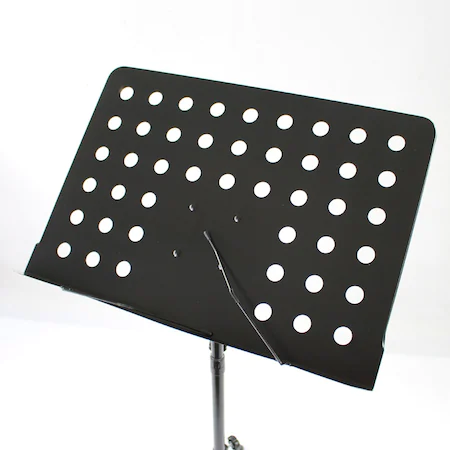 Stativ pentru Partitura, Inaltime Reglabila, Picioruse Antiderapante, Confectionat din Metal, Usor de Instalat si Depozitat, Negru [2]