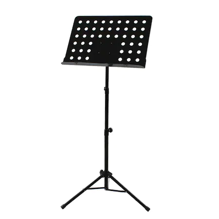 Stativ pentru Partitura, Inaltime Reglabila, Picioruse Antiderapante, Confectionat din Metal, Usor de Instalat si Depozitat, Negru [1]