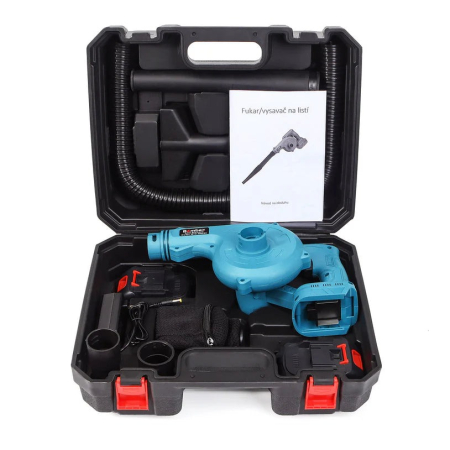Scule electrice & unelte - Suflanta frunze profesionala 7STAR ® 880W, 18000RPM, 2 acumulatori 48V, autonomie 4 ore, 2 in 1, pentru praf, masina, fara fir
