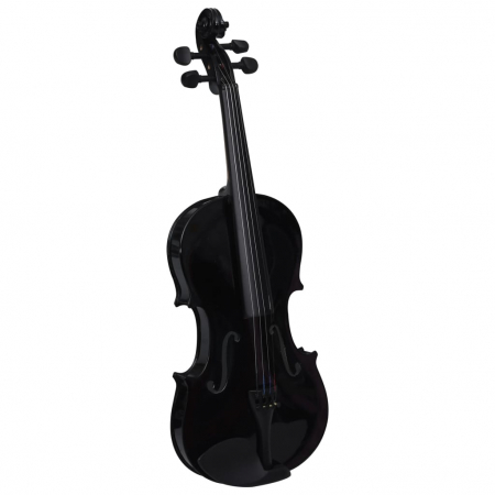 Vioara Clasica 4/4 Negru Perlat Pentru Incepatori si Adulti, Arcus, Sacaz, Contrabarbie, Geanta Transport [1]