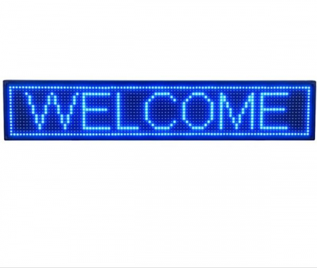 Reclame Luminoase LED - RECLAMA LED 100 CM / 20 CM ALBASTRU