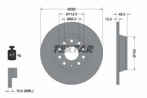 DISC FRANA SPATE TEXTAR 92140803 [1]