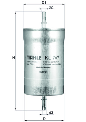 FILTRU COMBUSTIBIL MAHLE KL767 [1]