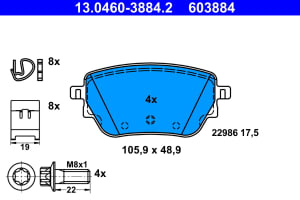 SET PLACUTE FRANA SPATE ATE 13.0460-3884.2 [1]