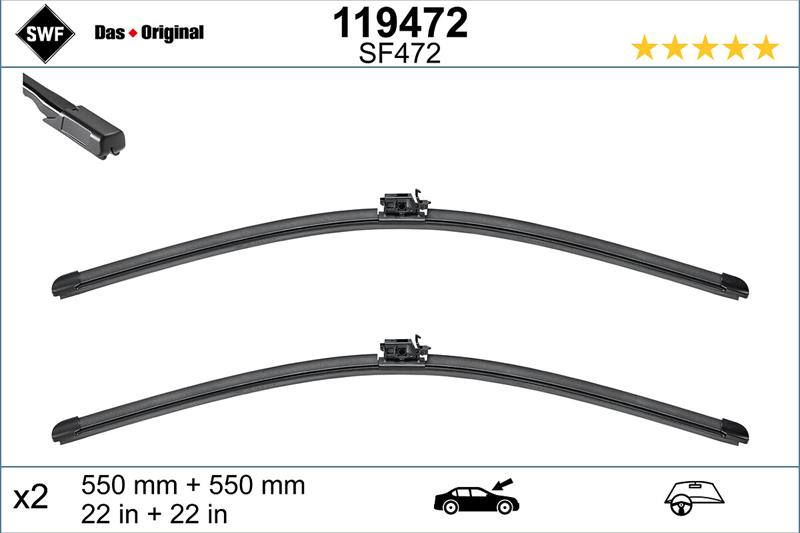 SET STERGATOARE PARBRIZ SWF 119472 [1]