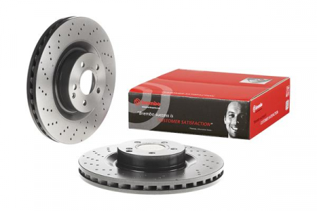 Piese auto aftermarket - DISC FRANA FATA PERFORAT BREMBO 09.A817.11