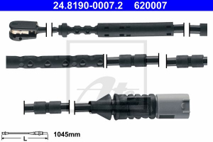 Piese auto aftermarket - SENZOR UZURA PLACUTE SPATE ATE 24.8190-0007.2
