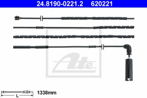 Piese auto aftermarket - SENZOR UZURA PLACUTE FRANA SPATE ATE 24.8190-0221.2