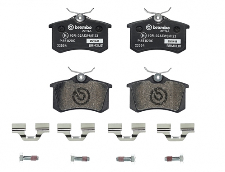 Piese auto aftermarket - SET PLACUTE FRANA SPATE BREMBO P85020X