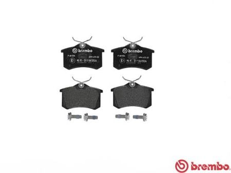 Piese auto aftermarket - SET PLACUTE FRANA SPATE BREMBO P68024