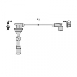 Piese auto aftermarket - Set fise bujii HUC134118