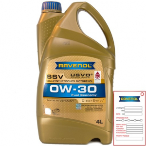 0W30 - RAVENOL SSV 0W30 USVO 4L