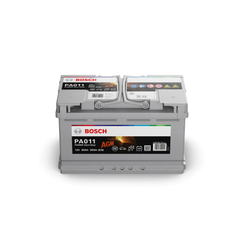Piese auto aftermarket - ACUMULATOR BOSCH 12V 80Ah/800A POWER AGM - 0 092 PA0 110