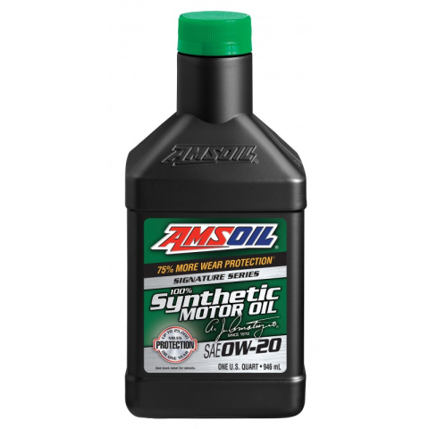 Uleiuri de motor - AMSOIL 0W20 SIGNATURE SERIES Synthetic Motor Oil 1QT (0.946L)