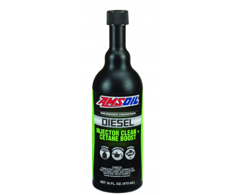 Aditivi - AMSOIL Diesel Injector Clean + Cetane Boost – Aditiv Curățare Injectoare Diesel + Creștere Cifră Cetanică - 473ml