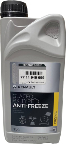 Antigel - ANTIGEL CONCENTRAT RENAULT RX TYPE-D VERDE - 1L