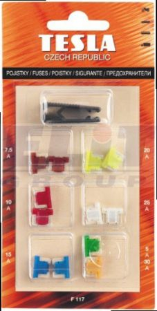 Piese auto aftermarket - SET SIGURANTE MINI TESLA TESF117