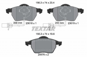 Piese auto aftermarket - Placute frana fata TEXTAR T2301802