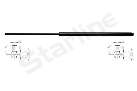 Piese auto aftermarket - AMORTIZOR HAION STARLINE S41.12.800