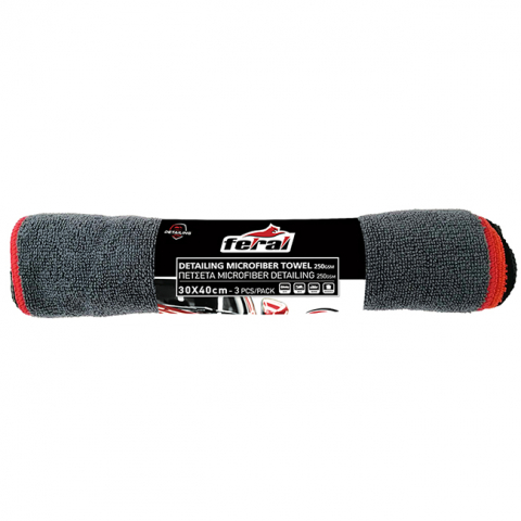 Produse cosmetica 99Vehicles - FERAL MICROFIBER DETAILING PRO 30X40CM- LAVETE MICROFIBRA - SET 3 BUC