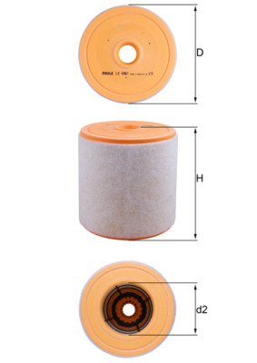 Filtre - FILTRU AER MAHLE LX4961