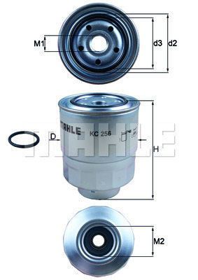 Filtre - FILTRU COMBUSTIBIL MAHLE KC256D