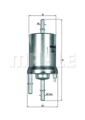 Filtre - FILTRU COMBUSTIBIL MAHLE KL156/1