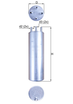 Filtre - FILTRU COMBUSTIBIL MAHLE KL229/11