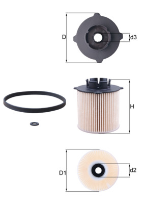 Filtre - FILTRU COMBUSTIBIL MAHLE KX265D