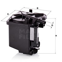 Piese auto aftermarket - FILTRU COMBUSTIBIL MANN WK939/2Z