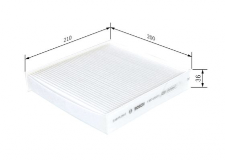Filtre - FILTRU HABITACLU BOSCH 1987435011