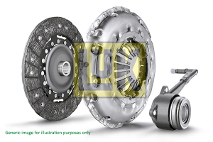 Piese auto aftermarket - KIT AMBREIAJ CU RULMENT PRESIUNE LUK 624339533