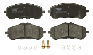 Piese auto aftermarket - SET PLACUTE FRANA FATA TRW GDB2044