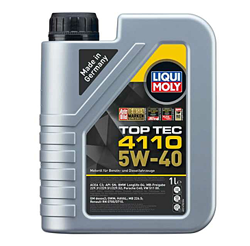 5W40 - LIQUI MOLY 5W40 TOPTEC 4110 - 1L 21478