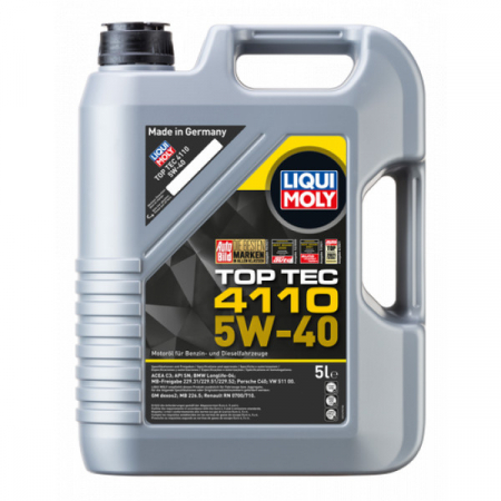 5W40 - LIQUI MOLY 5W40 TOPTEC 4110 - 5L