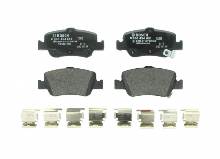 Piese auto aftermarket - SET PLACUTE FRANA SPATE BOSCH 0986494651