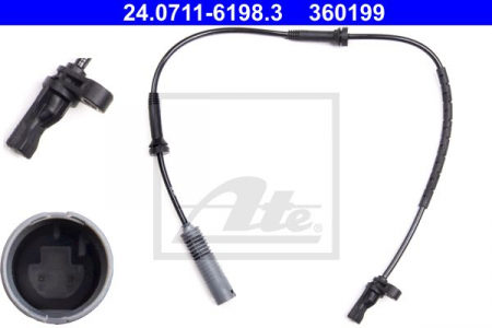Piese auto aftermarket - SENZOR ABS FATA ATE 24.0711-6198.3