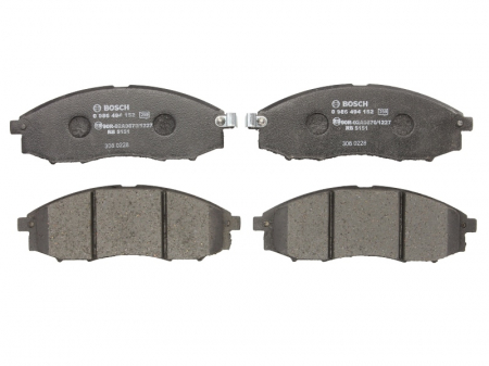 Piese auto aftermarket - SET PLACUTE FRANA FATA BOSCH 0986494152