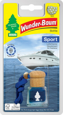 Odorizante auto Wunder-Baum - Odorizant auto Sticluță WUNDER-BAUM® Sport