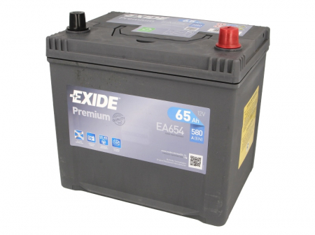 Piese auto aftermarket - Acumulator EXIDE 12V 65Ah/580A PREMIUM EA654