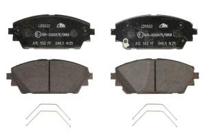 Piese auto aftermarket - SET PLACUTE FRANA CERAMICE FATA ATE 13.0470-5522.2