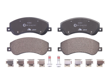 Piese auto aftermarket - SET PLACUTE FRANA FATA ATE 13.0460-3860.2
