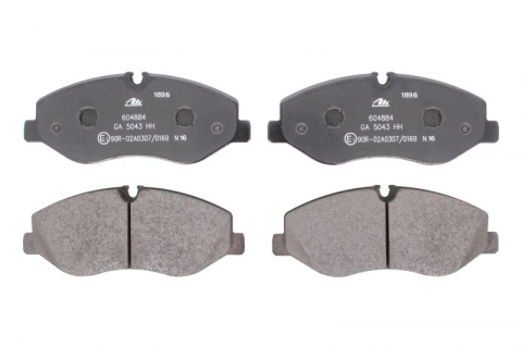 Piese auto aftermarket - SET PLACUTE FRANA FATA ATE 13.0460-4884.2