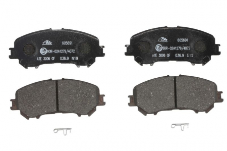 Piese auto aftermarket - SET PLACUTE FRANA FATA ATE 13.0460-5691.2