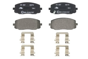 Piese auto aftermarket - SET PLACUTE FRANA FATA ATE 13.0460-5776.2