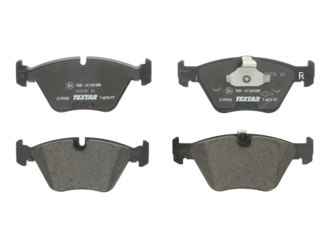 Piese auto aftermarket - SET PLACUTE FRANA FATA TEXTAR 2199003