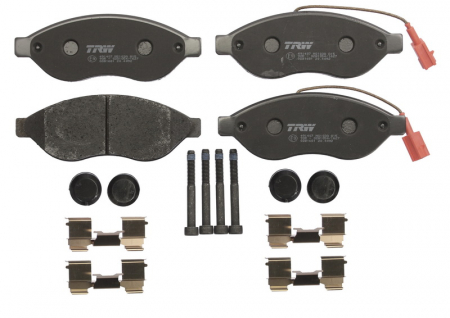 Piese auto aftermarket - SET PLACUTE FRANA FATA TRW GDB1681