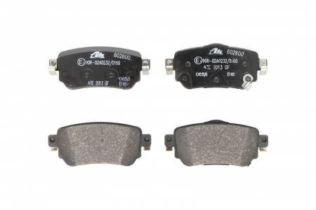 Piese auto aftermarket - SET PLACUTE FRANA SPATE ATE 13.0460-2600.2